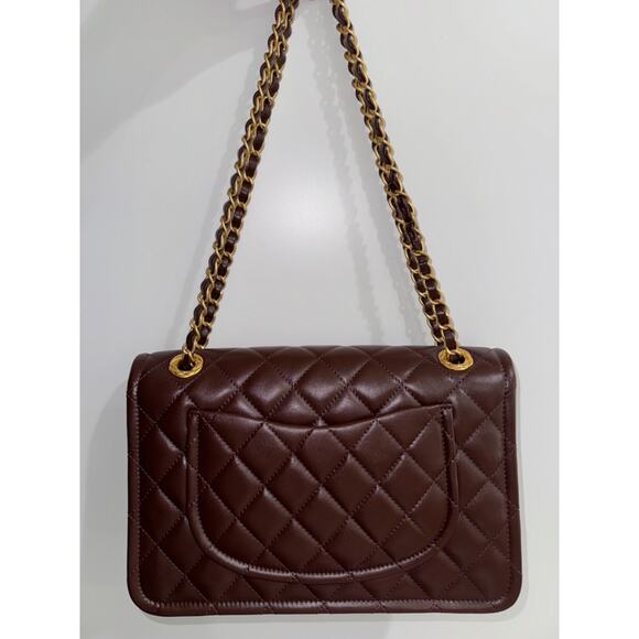 Chanel 24K Sweet Crush Flapbag Dark Brown Large CC Gold Classic Shoulder Bag - Picture 16 of 16